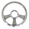 BILLET SPECIALTIES Chicayne Half Wrap Steering Wheel 30765