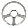 BILLET SPECIALTIES 14in Anthem Steering Wheel Half Wrap 30976