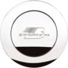 BILLET SPECIALTIES Polished Horn Button Lg. Billet Logo 32625
