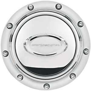 BILLET SPECIALTIES Horn Button Riveted Polished Logo 32710