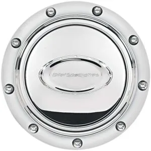 BILLET SPECIALTIES Horn Button Riveted Polished Logo 32710