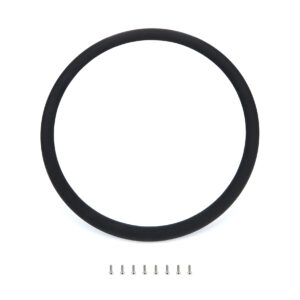 BILLET SPECIALTIES Half Wrap Ring For 15.5in Wheel Black Leath 33008