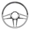 BILLET SPECIALTIES Steering Wheel 1/2 Wrap 15.5in Tec 5 Polished 34051