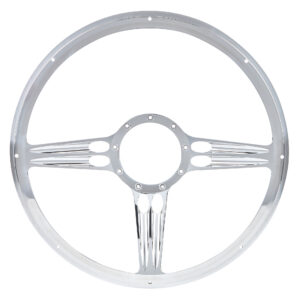 BILLET SPECIALTIES Steering Wheel Half Wrap 15.5in Hollowpoint 34120