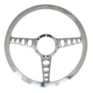 BILLET SPECIALTIES Half Wrap Billet Steerng Wheel 15.5in Outlaw 34445