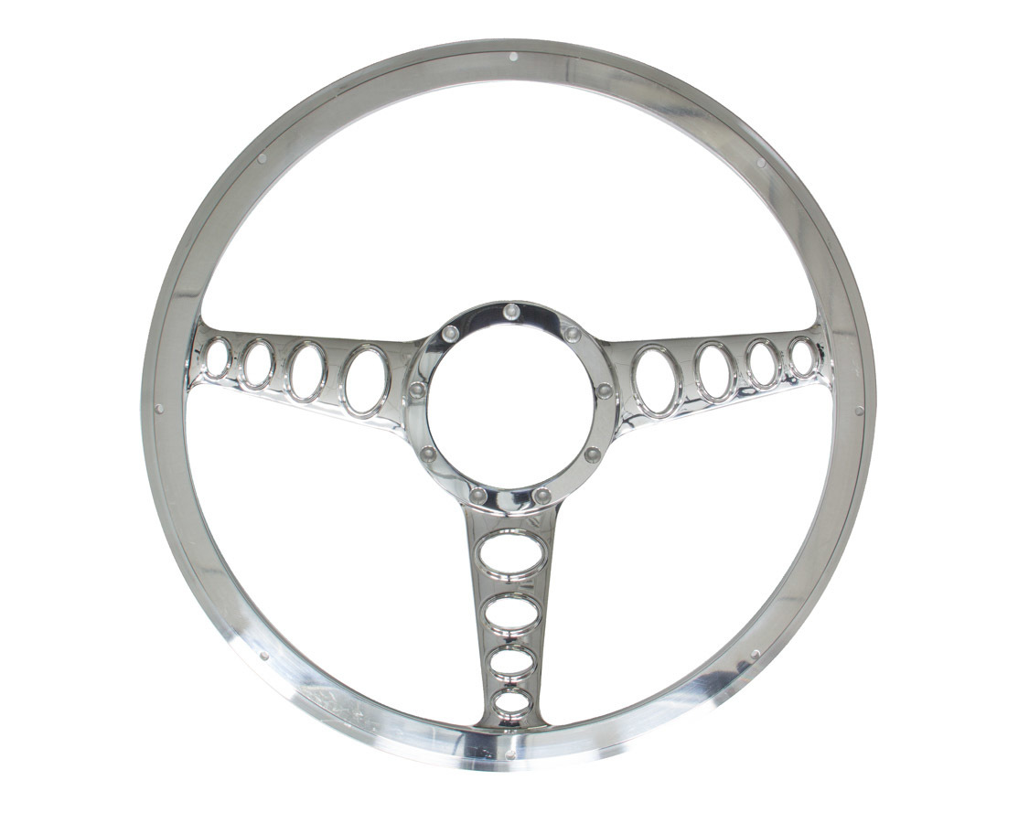BILLET SPECIALTIES Half Wrap Billet Steerng Wheel 15.5in Outlaw 34445
