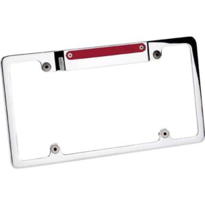 BILLET SPECIALTIES License Frame w/3rd Brake Light Polished 55520