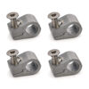 BILLET SPECIALTIES Line Clamps 3/8in (4PK) 65410