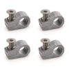 BILLET SPECIALTIES Billet Line Clamps 1/2in 4pcs 65510