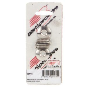BILLET SPECIALTIES 5/16-18 x 1in SS Bolts Pair 66115