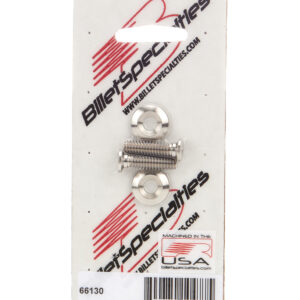 BILLET SPECIALTIES 1/4-20 x 1in SS Bolts Pair 66130