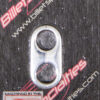 BILLET SPECIALTIES Hose Separator .500x.500 -Polished 68120