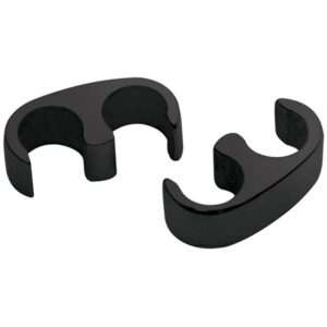 BILLET SPECIALTIES 2 Wire Separator Floating Black Pair 69682