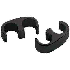 BILLET SPECIALTIES 2 Wire Separator Floating Black Pair 69682