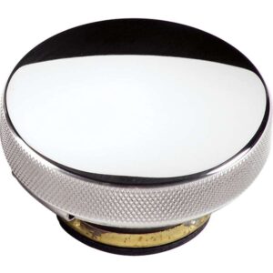BILLET SPECIALTIES Polished Radiator Cap Plain 16lb. 75120
