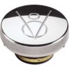BILLET SPECIALTIES Polished Radiator Cap V8 Logo 16lb. 75420