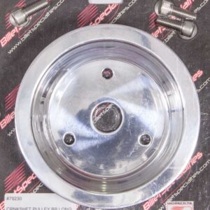 BILLET SPECIALTIES BBC 3 GRV Crank Pulley LWP Polished 79230