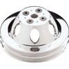 BILLET SPECIALTIES Polished SBC 2 Groove Upper Pulley 80220