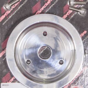 BILLET SPECIALTIES Polished BBC 2 Groove Lower Pulley 83220