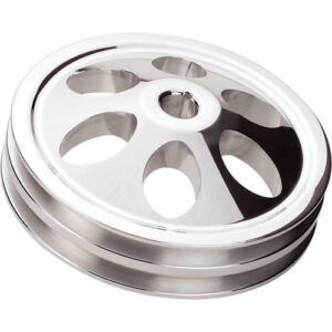 BILLET SPECIALTIES Power Steering Pulley 2 Groove Keyway 66-76 GM 86220