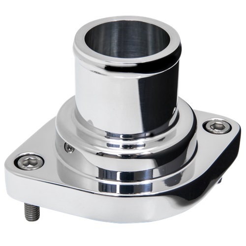 BILLET SPECIALTIES LS Thermostat Housing Straight Polished 90134