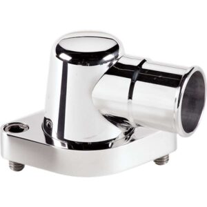 BILLET SPECIALTIES Polished SBC 90 Degree Water Neck 90220