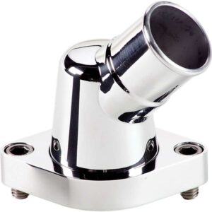 BILLET SPECIALTIES Polished Thermostat Hsng 45 Deg. Swivel 90420