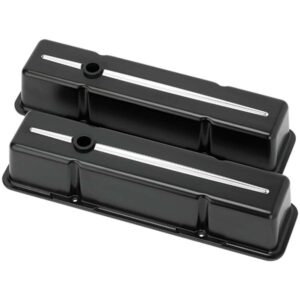 BILLET SPECIALTIES SBC Tall Valve Covers Black 95224