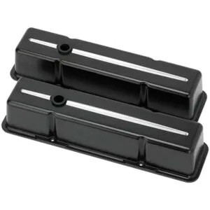 BILLET SPECIALTIES SBC Tall Valve Covers Black 95224