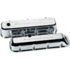 BILLET SPECIALTIES BBC Valve Covers Chevy Logo Short 96023