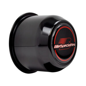 BILLET SPECIALTIES Center Cap Push Tru 3.2 90 CB Black 2-1/2in TALL 999084B