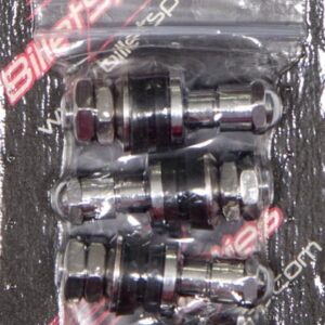 BILLET SPECIALTIES Valve Stem Chrome Bolt- In 4-PK 999900