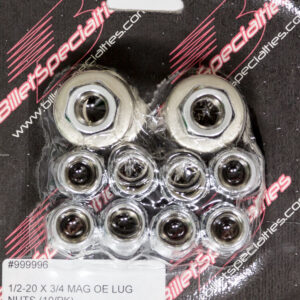 BILLET SPECIALTIES 1/2-20 X 3/4 Mag Lug Nuts (10/PK) 999996