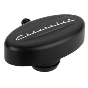 BILLET SPECIALTIES PCV Breather 1-1/4in VC Retro Black Chevrolet BLK21923