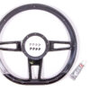 BILLET SPECIALTIES Steering Wheel Formula D-Shaped 14in Black BLK29409