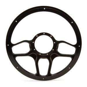 BILLET SPECIALTIES Steering Wheel 1/2 Wrap Win Lite Black BLK30102