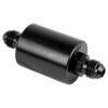 BILLET SPECIALTIES In Line Fuel Filter -6AN Ends Black BLK42230