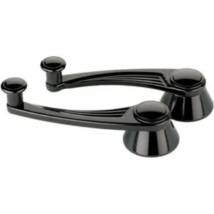 BILLET SPECIALTIES Black Window Crank Ball Milled GM/Ford 49-Up BLK46525