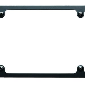 BILLET SPECIALTIES License Plate Frame Slim Line Black BLK55020