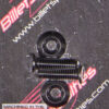 BILLET SPECIALTIES 1/4-20 x 1in SS Bolts Black Pair BLK66130