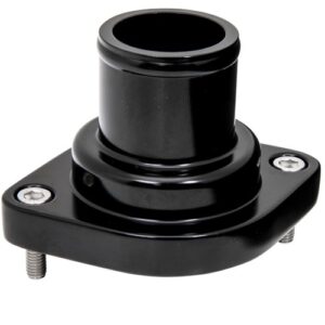 BILLET SPECIALTIES LS Thermostat Housing Straight Black BLK90134