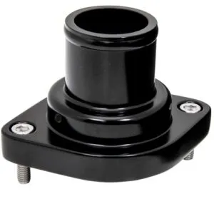 BILLET SPECIALTIES LS Thermostat Housing Straight Black BLK90134