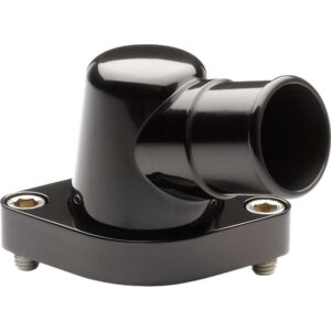 BILLET SPECIALTIES Black Chevy 15 Degree Water Neck BLK90320