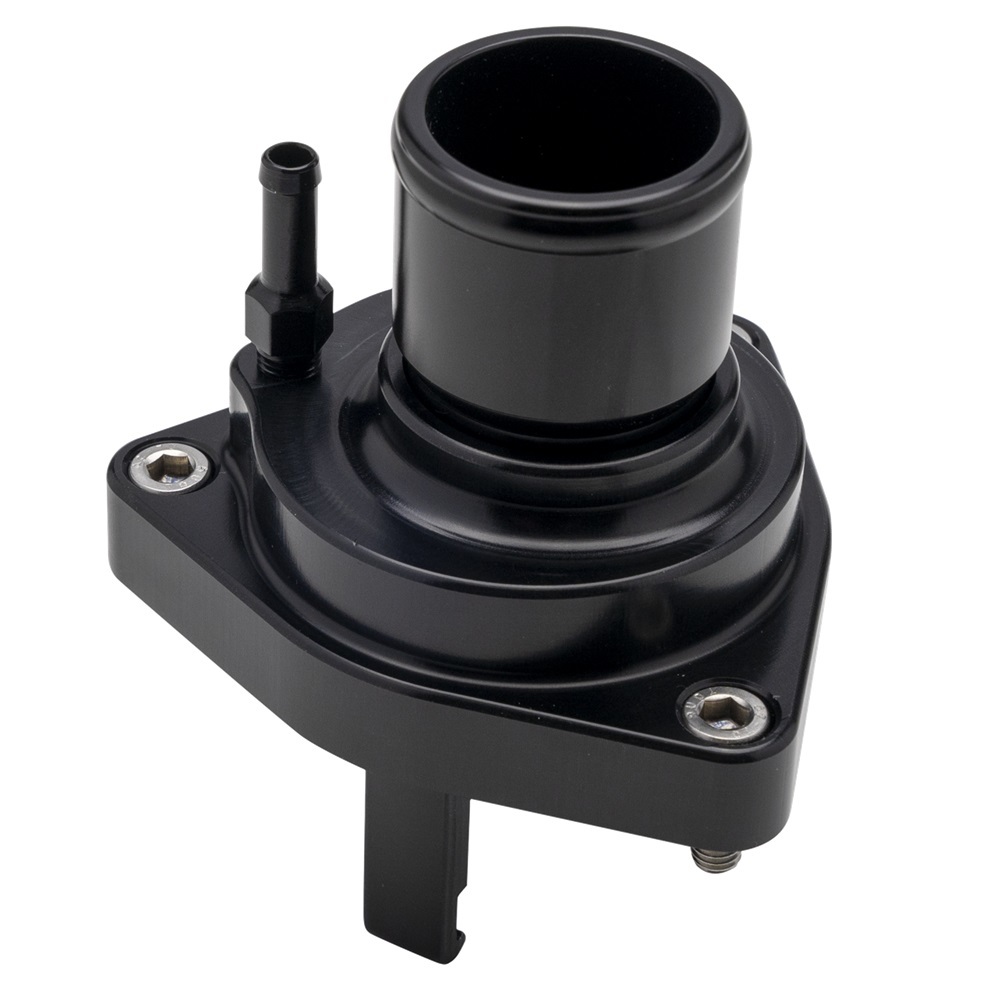 BILLET SPECIALTIES Thermostat Housing Straight LT Engine Black BLK90524