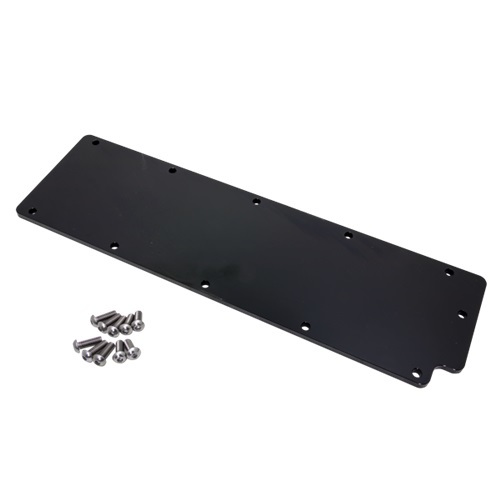 BILLET SPECIALTIES LS Plain Valley Cover Black BLK95059