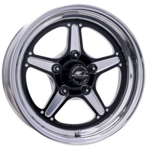 BILLET SPECIALTIES Street Lite Black Wheel 15X4 1.625IN BS BRS23540L6516