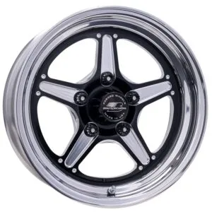 BILLET SPECIALTIES Street Lite Black Wheel 15X4 1.625IN BS BRS23540L6516