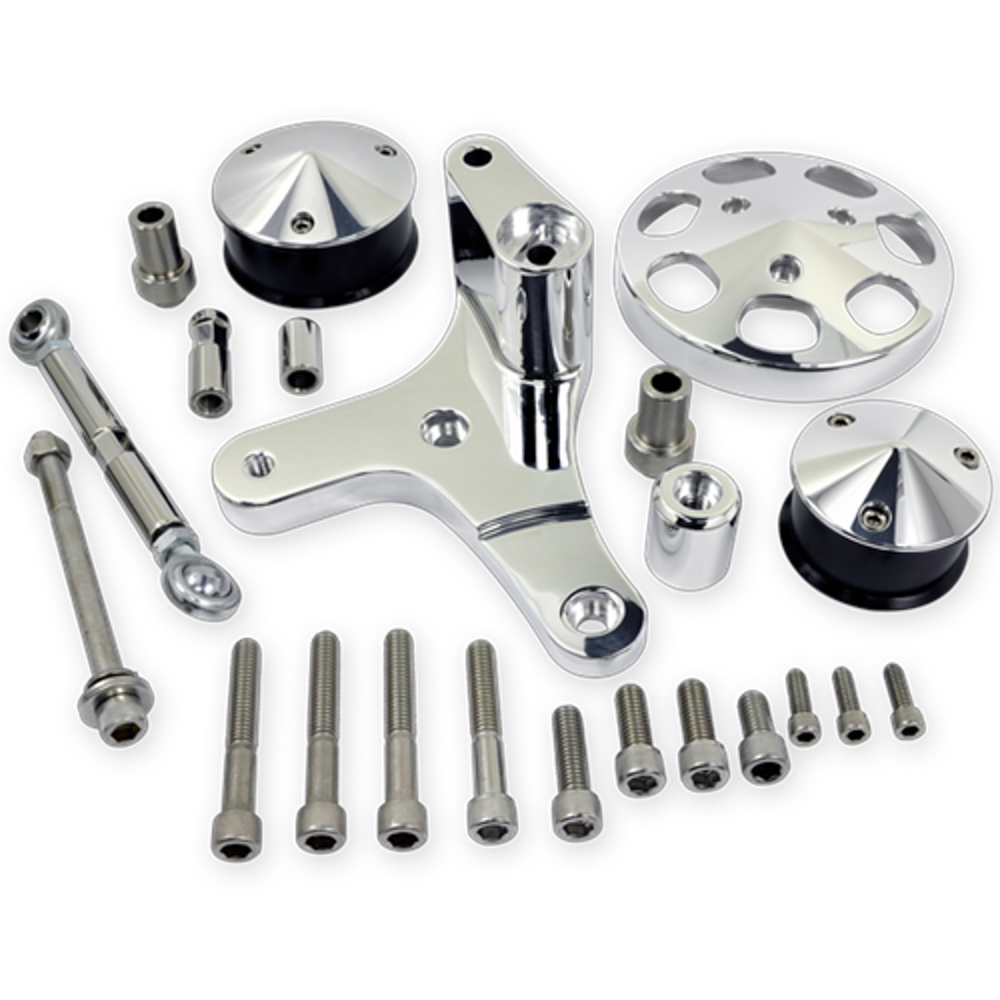 BILLET SPECIALTIES BBC Serpentine Conversio n Kit For A/C Add On FM1325PC