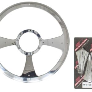 BILLET SPECIALTIES Stiletto - Profile Steering Wheel 14in P30092