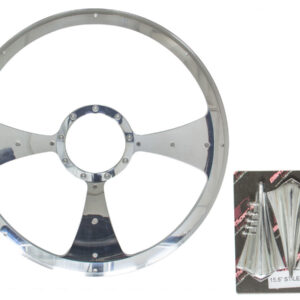 BILLET SPECIALTIES Stiletto - Profile Steering Wheel 15.5in P34092